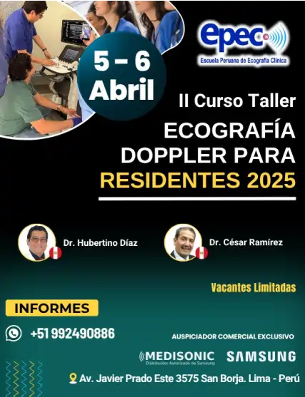 ECOGRAFÍA DOPPLER PARA RESIDENTES 2025